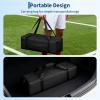 Steel Competition Soccer Goal, 6×4 ft Portable Backyard Soccer Goal with Net & Ground Stakes, Outdoor Practice Goal for Adults & Youth(L-6×4 FT)