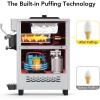 Commercial Ice Cream Maker Machine for home, 4.7-5.8Gal/H Soft Serve Machine, 1200W Single Frozen Yogurt Ice Cream Mixing Machine with 7 L Hoppers &1.8 L Cylinders for Parties, Restaurants, Snack Bars