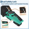 Garvee 22.4” Hedge Trimmer Cordless, Shrub Trimmer Electric Handheld Bush Clipper 3000RPM, Brushless Motor Double-Sided Dual Action Blades, 2/3” Blade Gap, 2 * 2.0Batteries & Charger(22.4 Inch / Long Runtime)
