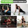 Garvee Adjustable Dumbbell Set, 44/66/88Lbs Free Weight Set with Connector, 4 in 1 Gym Set Used as Kettlebell, Dumbbell, Push up Stand, Weight Plate, Home Gym Weight Dumbbells Set, Fitness Exercises(Green)