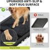 Garvee 63″ Wide Folding Dog Ramp for Car, 17″ Long Heavy Duty Non-Slip Portable Pet Ramp, Large Dogs Up to 250 lbs, Outdoor & Indoor Use(63″ × 17″)