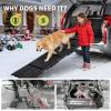 Garvee 63″ Wide Folding Dog Ramp for Car, 17″ Long Heavy Duty Non-Slip Portable Pet Ramp, Large Dogs Up to 250 lbs, Outdoor & Indoor Use(71″ × 17″)