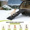 Garvee 63″ Wide Folding Dog Ramp for Car, 17″ Long Heavy Duty Non-Slip Portable Pet Ramp, Large Dogs Up to 250 lbs, Outdoor & Indoor Use(71″ × 20″)