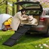 Garvee 63″ Wide Folding Dog Ramp for Car, 17″ Long Heavy Duty Non-Slip Portable Pet Ramp, Large Dogs Up to 250 lbs, Outdoor & Indoor Use(63″ × 20″)