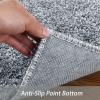 GARVEE Shag Area Rug 8′ x 10′ Non-Shedding Indoor Floor Carpet Modern Plush Area Rug Non-Shedding Non-Slip Large Area Rug Living Room Bedroom Thick Area Rug, Grey