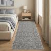 Garvee 5×7 Washable Area Rug for Living Room, Neutral Throw Rugs with Rubber Backing, Non Shedding Stain Resistant Modern Solid Color Rug Low Pile Ultra Soft Foldable Mats for Nursery Bedroom, Beige(Solid Color|grey)