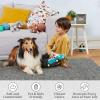 Garvee 5×7 Washable Area Rug for Living Room, Neutral Throw Rugs with Rubber Backing, Non Shedding Stain Resistant Modern Solid Color Rug Low Pile Ultra Soft Foldable Mats for Nursery Bedroom, Beige(Solid Color|grey)
