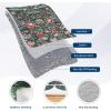 Garvee 8×10 Area Rugs for Living Room 8×10 Floral Washable Rug Vintage Soft Floor Cover Indoor Non Slip Boho Carpet Low Pile Non-Shedding Foldable Rugs for Bedroom Nursery Farmhouse Dorm, Sage(Grey Green)