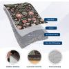 Garvee 8×10 Area Rugs for Living Room 8×10 Floral Washable Rug Vintage Soft Floor Cover Indoor Non Slip Boho Carpet Low Pile Non-Shedding Foldable Rugs for Bedroom Nursery Farmhouse Dorm, Sage(Black)