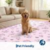 Garvee Floral Runner for Hallways Non Slip, 2×6 Washable Kitchen Runner Rug, Vintage Soft Thin Low Pile Carpet Mat for Girls Bedroom Bedside Laundry Bathroom Indoor Farmhouse Entryway Rugs, Pink(Cottagecore|pink)