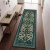 Garvee Snake Gothic 6×9 Area Rug Dark Whimsical Moody Witchy Unique Soft Thin Large Carpet for Living Room Bedroom Dining Room Playroom Indoor Decor Low Pile TPE Backing Taupe(Blue Green)