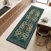 Garvee Snake Gothic 6×9 Area Rug Dark Whimsical Moody Witchy Unique Soft Thin Large Carpet for Living Room Bedroom Dining Room Playroom Indoor Decor Low Pile TPE Backing Taupe(Blue Green)