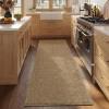 Garvee Textured 5×7 Living Room Rugs Modern Solid Color Washable Bedroom Rug, Non Slip Non Shedding Contemporary Accent Rug Stain Resistant Low Pile Farmhouse Mats for Nursery, Dining Room, Brown(Textured|brown)