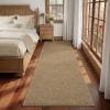 Garvee Textured 5×7 Living Room Rugs Modern Solid Color Washable Bedroom Rug, Non Slip Non Shedding Contemporary Accent Rug Stain Resistant Low Pile Farmhouse Mats for Nursery, Dining Room, Brown(Textured|brown)