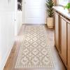 Garvee Washable 2×6 Runner Rug for Hallway Kitchen, Soft Farmhouse Accent Non Slip Runner with Butterflies Print, Green Botanical Floral Carpet for Laundry Bathroom(Butterfly|taupe)