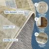 Garvee Washable 5×7 Area Rug for Living Room, Plaid Checkered Non Slip Bedroom Rugs, Ultra Thin Low Pile Striped Indoor Carpet for Dining Room Office, Modern Home Decor Rugs, Taupe(Plaid Modern|taupe)