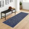 Garvee 5×7 Washable Area Rug for Living Room, Neutral Throw Rugs with Rubber Backing, Non Shedding Stain Resistant Modern Solid Color Rug Low Pile Ultra Soft Foldable Mats for Nursery Bedroom, Beige(Solid Color|blue)