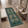 Garvee Snake Gothic 6×9 Area Rug Dark Whimsical Moody Witchy Unique Soft Thin Large Carpet for Living Room Bedroom Dining Room Playroom Indoor Decor Low Pile TPE Backing Taupe(Blue Green)