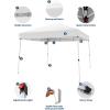 Canopy Tent, Garvee 12X12 FT Pop Up Canopy Outdoor Instant Tent Slant Legs with Carrying Bag, Portable Gazebo Shelter for Patio Deck Garden Beach – 10X10 FT Canopy Cover(White)