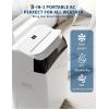 Garvee 14,000 BTU Portable Air Conditioner, 3-in-1 Portable AC Unit with Cool, Dehumidifier & Fan Modes, Covers Rooms up to 750 sq.ft, Sleep Mode, Remote Control, Timer & Full Window Kit(White Body White Lid)