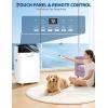 Garvee 14000 BTU Portable Air Conditioner with Follow Me Function, 3-in-1 AC Includes Remote & Full Window Kit, Cools Areas Up to 750 Sq. Ft, 115V(14K Black Cover)