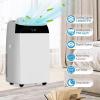 Garvee 14000 BTU Portable Air Conditioner with Follow Me Function, 3-in-1 AC Includes Remote & Full Window Kit, Cools Areas Up to 750 Sq. Ft, 115V(14K White Top)