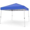 Canopy Tent, Garvee 12X12 FT Pop Up Canopy Outdoor Instant Tent Slant Legs with Carrying Bag, Portable Gazebo Shelter for Patio Deck Garden Beach – 10X10 FT Canopy Cover(Blue)