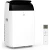 Garvee 14,000 BTU Portable Air Conditioner, 3-in-1 Portable AC Unit with Cool, Dehumidifier & Fan Modes, Covers Rooms up to 750 sq.ft, Sleep Mode, Remote Control, Timer & Full Window Kit(White Body Ebony Lid)
