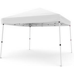 Canopy Tent, Garvee 12X12 FT Pop Up Canopy Outdoor Instant Tent Slant Legs with Carrying Bag, Portable Gazebo Shelter for Patio Deck Garden Beach – 10X10 FT Canopy Cover(White)