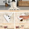 Garvee 10×13 Area Rug for Bedroom Vintage Washable Living Room Rug with Rubber Backing, Stain Resistant Neutral Distressed Geometric Rugs Non Shedding Low Pile Mats for Dining Room, Nursery, Ivory(Distressed|beige)