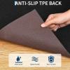 Garvee Marine Carpet for Boats, 5×10 ft Waterproof Boat Carpet with Non-Slip TPE Backing, 0.2″ Thick Indoor Outdoor Area Rug for Deck(Black)