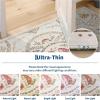 Garvee Mushroom 5×7 Area Rugs for Living Room, Dark Academia Gothic Rug, Non Slip Animal Print Washable Rugs 5×7 Low Pile Bedroom Decor Bug Carpet with Rubber for Playroom Dining Room Office, Black(Beige)