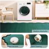 Garvee Scalloped Washable 2×6 Kitchen Rugs, Soft Non Slip Hallway Runner Rug Minimalist Ombre Indoor Modern Floor Rugs for Bedroom Laundry Bathroom, Low Pile Contemporary Home Decor Rug, Green(Scalloped|green)