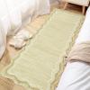 Garvee Washable Area Rug 6×9 Scalloped Rugs for Living Room Nursery Solid Carpet 6×9 Area Rugs for Bedroom Dining Room Non-Slip Stain Resistant Under Table Rug Beige(Scalloped|beige)