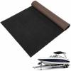 Garvee Marine Carpet for Boats, 5×10 ft Waterproof Boat Carpet with Non-Slip TPE Backing, 0.2″ Thick Indoor Outdoor Area Rug for Deck(Black)