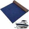 Garvee Marine Carpet for Boats, 5×10 ft Waterproof Boat Carpet with Non-Slip TPE Backing, 0.2″ Thick Indoor Outdoor Area Rug for Deck(Blue)