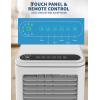 Garvee 8,000 BTU Portable Air Conditioner, 3-in-1 Portable AC Unit with Cool, Dehumidifier & Fan Modes, Covers Rooms up to 350 sq.ft, Sleep Mode, Remote Control, Timer & Full Window Kit(White Body Dark Panel)