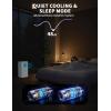 Garvee 8,000 BTU Portable Air Conditioner, 3-in-1 Portable AC Unit with Cool, Dehumidifier & Fan Modes, Covers Rooms up to 350 sq.ft, Sleep Mode, Remote Control, Timer & Full Window Kit(White Body Dark Panel)