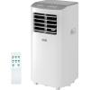 Garvee 8,000 BTU Portable Air Conditioner, 3-in-1 Portable AC Unit with Cool, Dehumidifier & Fan Modes, Covers Rooms up to 350 sq.ft, Sleep Mode, Remote Control, Timer & Full Window Kit(White Body Grey Panel)