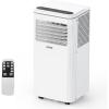 Garvee 8,000 BTU Portable Air Conditioner, 3-in-1 Portable AC Unit with Cool, Dehumidifier & Fan Modes, Covers Rooms up to 350 sq.ft, Sleep Mode, Remote Control, Timer & Full Window Kit(White Body Dark Panel)