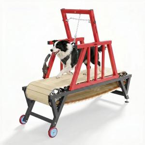 Dog Treadmill for Large/Medium Dogs with Brake, Treadmill for Dogs up to 330 lbs, Dog Slatmill with 3 Adjustable Ramps for Healthy & Fit Dog Life, Dog Treadmill for Indoor Outdoor