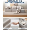 Garvee 108″ Comfy Cloud Sectional Couch with Chaise, L Shaped Boneless Sofa | Gray Couches for Living Room, Modular Sofa Couch & Bed, No Assembly Required, (Gray, Left Facing Chaise)(Beige – Right)