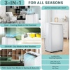 Garvee 14,000 BTU Portable Air Conditioner for Room Up to 750 Sq.Ft, 4 in-1 AC Unit with Cooling, Fan, Dehumidifier & Sleep Mode, Remote Control & Window Kit Included for Home, Office, Apartment,White