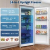 Garvee 17 Cu.ft. Convertible Upright Freezer, 480L Capacity Standing Up Freezer with No Frost & Digital Control, Ideal for Garage, Kitchen, Home, Office