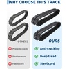 Garvee 180x60x35 Rubber Tracks Set of 2 – Mini Excavator Replacement Tracks with High-Strength Rubber, Heavy Duty and Tear-Resistant(1860-A)