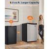 Garvee 4.5 Cubic Feet Compact Freezer-Fridge Combo, Ultra-Quiet Operation, Reversible Door Mini Refrigerator, Adjustable Temperature Control, Energy Saving Small Fridge for Bedroom Home Office Dorm