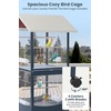 Garvee Bird Cage, 66”H Extra Large Bird Cage, w/Removeble Tray, Waterproof Roof, Easy to Clean, Lockable Caster, Indoor& Outdoor Application for Conure,Macaw,Budgie,Cockatiel,Lovebirds,Parakeet