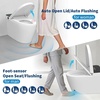 Garvee Luxury Smart Toilet with Bidet Built in, Auto Open/Close Lid, Tankless Flush, Instant Warm Water/Heated Seat/Warm Air Dryer, Night Light, Touchless Flush, Electric One-Piece Bidet Toilet