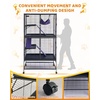 Garvee Small Animal Cage, 40 ”L Animal Cage for Bunny Hutch with Detachable Stand,Ramp, Extra Platform RemovableTray for Chinchilla, Rabbit, Guinea Pigs, Hedgehog, Gerbil(36.0″L x 23.0″W x 64.0″H)