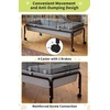 Garvee Small Animal Cage, 40 ”L Animal Cage for Bunny Hutch with Detachable Stand,Ramp, Extra Platform RemovableTray for Chinchilla, Rabbit, Guinea Pigs, Hedgehog, Gerbil(40.0″L x 20.1″W x 33.1″H)